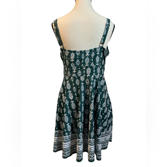 BloomChic Green and White Patterned One Piece Swimsuit - Picture 6 of 8